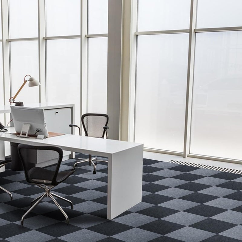 SOKEA Carpet Tiles Peel and Stick, Self Adhesive Carpet Floor Tile 10 Tiles/10 sq Ft Anti-Slip Squares Soft Padded Carpet Tiles for Kitchen Bedrooms Indoor Outdoor（12" x 12"） - Image 5